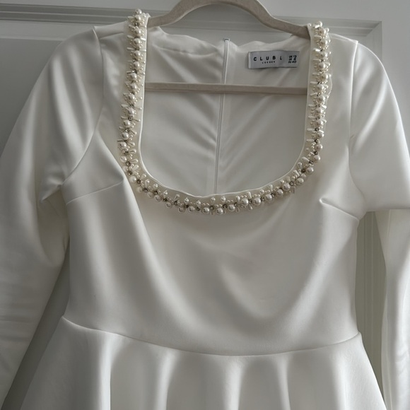 Club L London Wilder Skater Mini Dress - Picture 3 of 6